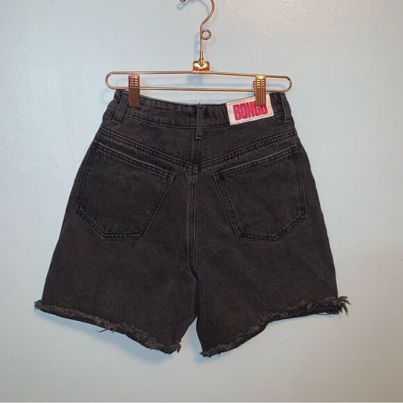 BONGO Forever21 Black High waisted Shorts 24 - Picture 3 of 3